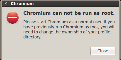 Chromium as Root